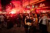Med rigtig mange mennesker i byen måtte der næsten opstå et par episode, der krævede politiets indsats. Generelt har Østjyllands Politi dog stor ros til aarhusianerne for endnu en guldfest. Foto: Mads Claus Rasmussen/Ritzau Scanpix