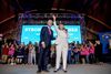 Hillary Clinton i selskab med sin mand, USA's tidligere præsident Bill Clinton. Foto: Andrew Harnik/AP