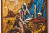 Lørdag den 6. marts åbner Museum Jorn en maleri- og skulpturudstilling, som tager udgangspunkt i kunstneren Richard Winthers værkserie "Den Hellige Hieronymus’ Damekreds". Værkerne skal ses gennem vinduerne. Foto: Museum Jorn