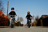 Først skal der vælges en sikker rute. Barnet skal krydse så få veje med så lidt trafik som muligt. Arkivfoto: Thomas Borberg/Polfoto