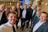 »Vi smiler, for der er nyt at fortælle om arbejdet for bedre infrastruktur i Østjylland – med mindre kø og bedre kollektiv trafik,« skriver Anders Winnerskjold på Fecebook. Foto fra Facebook