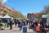 Billede fra Ingerslevs Boulevard lørdag. Foto: Østjyllands Politi