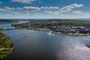 Smuk natur, skove og søer er med i pakken, når Silkeborg vælges som bosted. Her en udsigt over langsøen. Foto: Silkeborg Kommune.