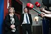 Daværende departementschef i Integrationsministeriet Claes Nilas sammen med daværende integrationsminister Birthe Rønn Hornbech.