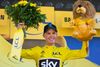 Chris Froome kunne trække i gult efter sit overraskelsesangreb på lørdagens etape. Foto: Peter Dejong