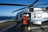 Tyra Øst-platformen i Nordsøen, torsdag den 11. september 2025. Efter flere års omfattende genopbygning er Tyra offshore-gasanlægget igen i drift. Genopbygningen har reduceret CO2-udledningen fra anlægget markant og gør det nu muligt at fjernstyre produktionen fra land via avancerede digitale systemer.. (Foto: Bo Amstrup/Ritzau Scanpix)