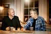 Søren Møller (tv.) og Michael Bundesen mødtes flere gange under forberedelser af Shu-Bi-Dua-musicalen.