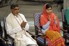 Kailash Satyarthi og Malala Yousafzai.