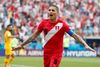 Paolo Guerrero fejrer en VM-scoring for Peru mod Australien. Foto: Max Rossi/Reuters