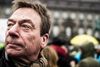 Formanden for Esbjerg Lærerforening, Kenneth Nielsen, har været medlem af Socialdemokraterne i 12 år. Nu er det slut. Torsdag deltog han i den store demonstration i København. Foto: Michael Hansen