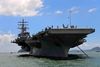 USA og Nordkorea spiller med de militære muskler. Ikke desto mindre vil en krig mellem de to være ikke bare en humanitær, men også en økonomisk katastrofe. Foto: AP Photo/Vincent Yu