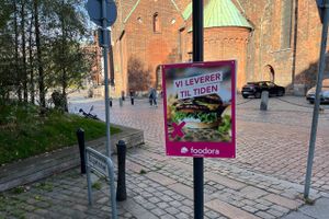 Virksomheden Foodora fik tirsdag påbud af Aarhus Kommune om at fjerne reklamer, som til forveksling ligner valgplakater.