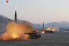 Nordkorea har de seneste måneder affyret en række missiler, og landet er blevet præsident Donald Trumps varmeste udenrigspolitiske udfordring. Foto: KRT
