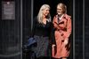 Tidligere fuldmægtig i Udlændinge- og Integrationsministeriet Anna-Sophie Saugmann-Jensen (t.h.) med sin bisidder i Instrukskommissionen, advokat Stine Gry Johannesen (t.v). Foto: Jens Dresling
