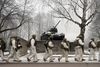 Amerikanske soldater på øvelse i Baltikum tidligere på året. Truslen fra Rusland har fået Nato til at opruste sin position i de tre baltiske lande og Polen med en fremskudt styrke på i alt 4.000 soldater tæt ved grænsen til Rusland. Danmark bidrager med 200 mand i Estland. Danskerne bliver en del af fire kampklare Nato-bataljoner på hver 1.000 mand, som er placeret i hvert af de tre baltiske lande og Polen. Foto: Sergei Stepanov/ZUMA Press