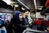 Udsigten til svensk grænsekontrol fik den 27-årige afghaner Ali Rezai til at vende om. Han ville sammen med sin familie have været til Finland, men i går gik turen retur til Tyskland. Foto: Sara Galbiati