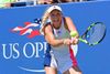 Wozniacki smed alt, hvad hun havde ind i opgøret mod kvalifikationsspilleren Taylor Townsend fra USA. Foto: Rick Maiman/AP