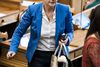 Efter flere ugers kritik af miljø- og fødevareministerens miljøregnskab bag landbrugspakken valgte Eva Kjer Hansen lørdag at trække sig som minister. Foto: Lars Krabbe
