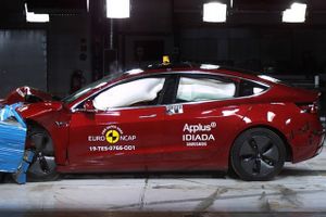 Den nye elektriske Tesla Model 3 henter det hidtil bedste resultat hos Euro NCAP.