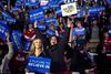 Tilhængerne af senator Bernie Sanders havde en fornøjelig aften i Iowa. Arkivfoto: Evan Vucci/AP