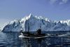 I takt med at det bliver varmere på kloden, smelter mere og mere af isen i Grønland som her ved Isfjorden ved Ilulissat. Arkivfoto: Casper Dalhoff