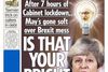 The Sun skruer sarkasmen på og spørger May, om hun virkelig ikke kunne finde på noget bedre efter syv timers forhandlinger med regeringen.