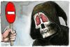 Den rigtige flokimmunitet opnås kun gennem en virksom vaccine. At forsøge at skabe den gennem normal aktivitet i samfundet vil koste en del menneskeliv, mener Niels Høiby. Arkivtegning: Rasmus Sand Høyer.