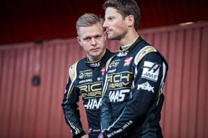 Kevin Magnussen og Romain Grosjean. Foto: Jan Sommer