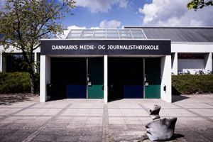 Danmarks Medie- og Journalisthøjskole har tirsdag suspenderet mødepligten på skolen. Foto: Thomas Emil Sørensen