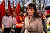 Sophie Løhde ankommer til Forligsinstitutionen fredag den 27. april. Der er lagt op til flere marathonforhandlinger mellem statens arbejdsmarkedsparter. Foto: Martin Sylvest