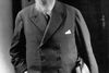 Thorvald August Marinus Stauning på vej til arbejde i 1931, da han var i gang med sin anden periode som statsmininster. Arkivfoto: Polfoto