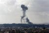 Fredag var fra morgenstunden præget af israelske granatangreb og affyring af palæstinensiske raketter. Foto: Lefteris Pitarakis/AP