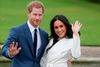 Prins Harry og hustruen Meghan oplyste onsdag aften, at de træder tilbage som "seniormedlemmer" af det britiske kongehus. Foto: Daniel Leal-Olivas/AFP