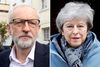 Corbyn og May har i løbet af de langstrakte brexitforhandlinger ikke vist særlig meget vilje til at lytte til hinanden. Derfor markerer mødet en overraskende udvikling og potentielt et sjældent gennembrud. Foto: Isabel Infantes/AFP