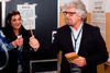Stifteren af Femstjernebevægelsen, Beppe Grillo, under søndagens valg i Italien. Foto: Simone Arveda