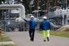 I tyske Lubmin tæt på den polske grænse er de vant til at håndtere store mængder russisk gas på vej igennem fra Nord Stream 1. Men for tiden er der næsten intet i de ledninger. Foto: Odd ANDERSEN / AFP
