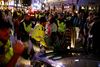 Police on patrol as people gather in Soho, as restrictions are eased following the outbreak of the coronavirus disease (COVID-19), in London, Britain July 4, 2020. REUTERS/Henry Nicholls