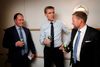 Martin Henrik og Kristian Thulesen Dahl i selskab med Rene Christensen ved en tidligere lejlighed. Arkivfoto: Jens Dresling
