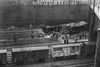 Der blev begået sabotage i mod tyskerne i Aarhus. Her viser kommandoposten, der blev sprængt ved en sabotageaktion 17. november 1943 kl 18.30 mod Aarhus Oliemølle. Foto: Ukendt/Ritzau Scanpix
