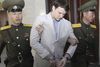 Otto Warmbier blev den 16. marts 2016 idømt 15 års hårdt straffearbejde ved højesteret i Pyongyang. Tirsdag vendte han hjem til USA i koma. Han vågnede aldrig op igen, da de nordkoreanske myndigheder for over et år siden gav ham en sovepille. Foto: Jon Chol Jin/AP
