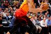 Den franske centerspiller fra Utah Jazz, Rudy Gobert, er smittet med coronavirus, hvilket har fået den amerikanske basketliga NBA til at sætte sæsonen på pause. Foto: George Frey/AFP
