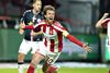 Lucas Andersen var blandt målscorerne, da AaB vandt sin pokalsemifinale over AGF med 3-2. Foto: Henning Bagger/Ritzau Scanpix