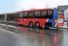 Den højklassede buslinje, der løber parallelt med letbanen, skal betjenes af 24 meter lange ledbusser.