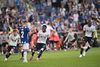AGF-spillerne var i ekstase, da holdet efter straffesparkskonkurrence fuldendte et utroligt comeback i kvalifikationen til Champions League. Foto: Jakub Kaczmarczyk/EPA/Ritzau Scanpix
