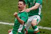Irland er videre til ottendedelsfinalen, hvor de søndag møder værtsnationen Frankrig. Foto: Francois Mori