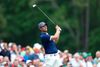 Lucas Bjerregaard blev nummer 21 ved The Masters, hvor Tiger Woods vandt, men det er ikke lang tid siden Bjerregaard vandt over Woods i en direkte duel. Foto: David Cannon/Getty Images/AFP