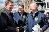 Søren Pape (th) og Brian Mikkelsen sammen med De Konservatives tidligere formand Bendt Bendtsen (tv).
