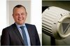 Et smil er der ikke at finde hos direktør i Viborg Varme, Morten Abildgaard, i øjeblikket. Han er ked af, at varmeselskab er nødt til at melde store prisstigninger. Fotocollage JP Viborg