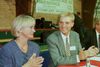 Da Dansk Folkeparti holdt årsmøde i 1997 var det en del af partiets politik at sænke skatten på arbejde, så den maksimalt var 30 pct. Skatter som topskat var misundelsesskatter. Arkivfoto: Ole Frederiksen/Polfoto