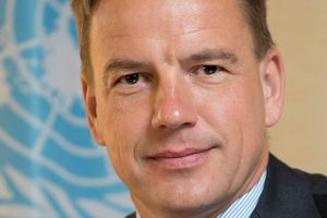 Den radikale Christian Friis Bach er i dag en af topcheferne hos FN – personligt udvalgt af generalsekretær Ban Ki-moon. Foto: Jean-Marc Ferré/FN